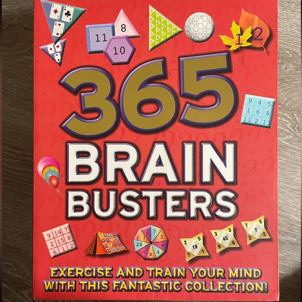 365 Brain Busters Book - Exercise & Train Your Brain 📚📚BUNDLE BOOKS & SAVE📚📚